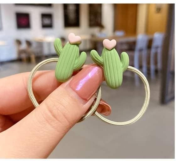 Set 10 dây cột tóc cho bé siêu cute mẫu ngẫu nhiên