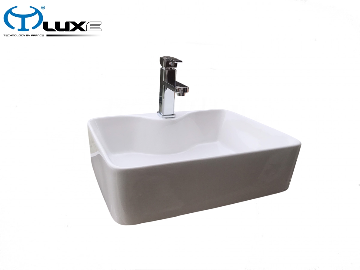 Chậu lavabo bàn đá cao cấp LUXE C15