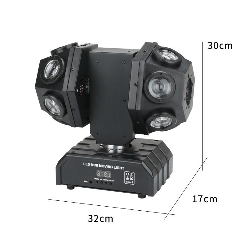 [HCM]Đèn Moving 12 mắt Đảo 2 đầu NE 113