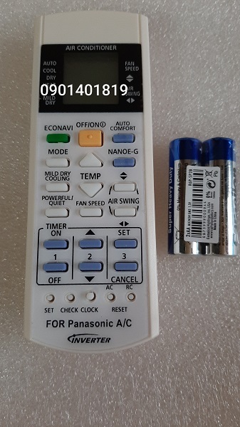 Bảng giá Remote máy lạnh Panasonic inveter nhỏ