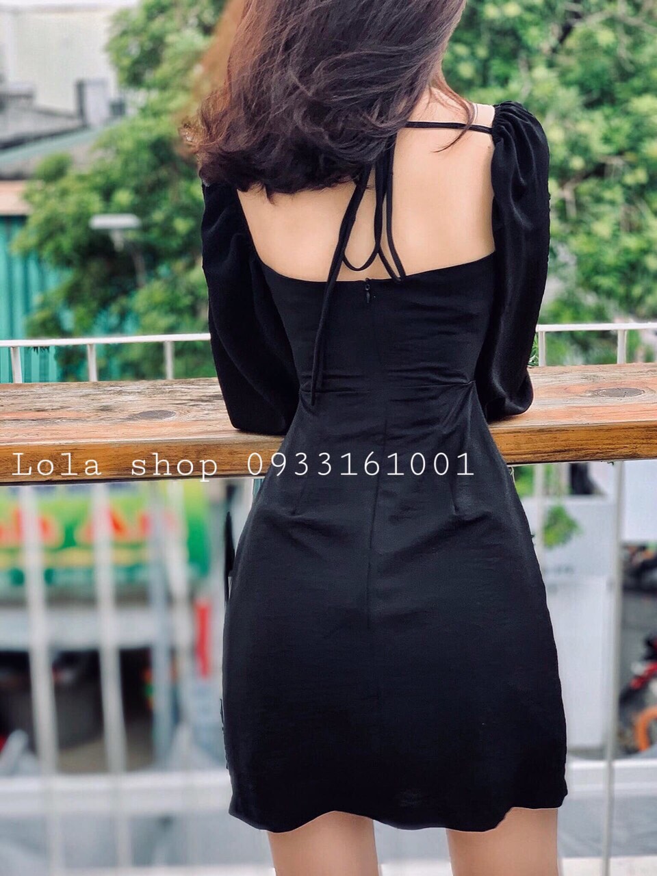 SÉT VÁY ÁO CỘT NƠ KÈM CHÂN VÁY
