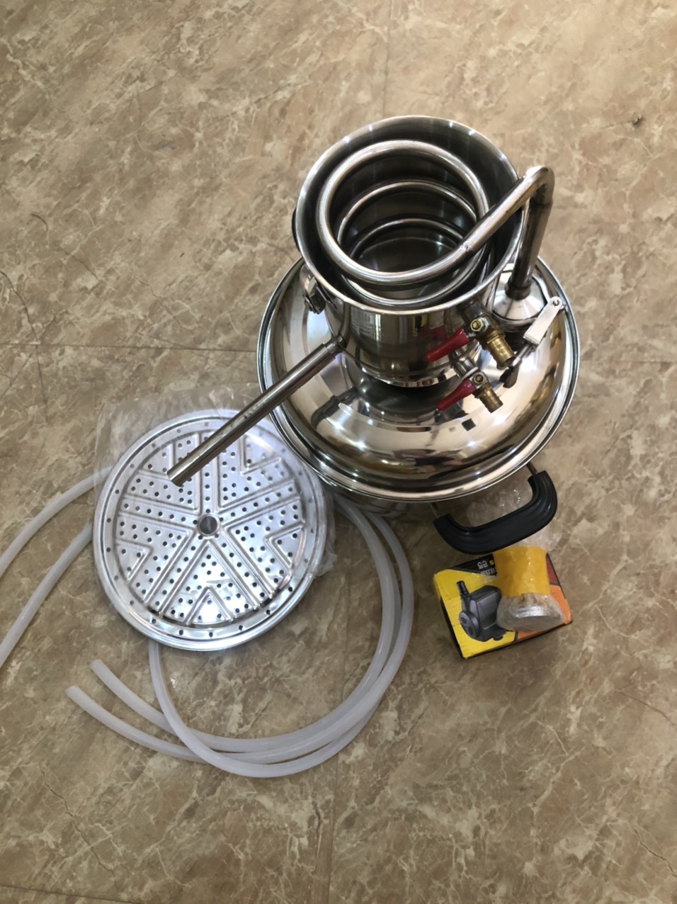 nồi chưng cất 10 lit-BH 12 THÁNG