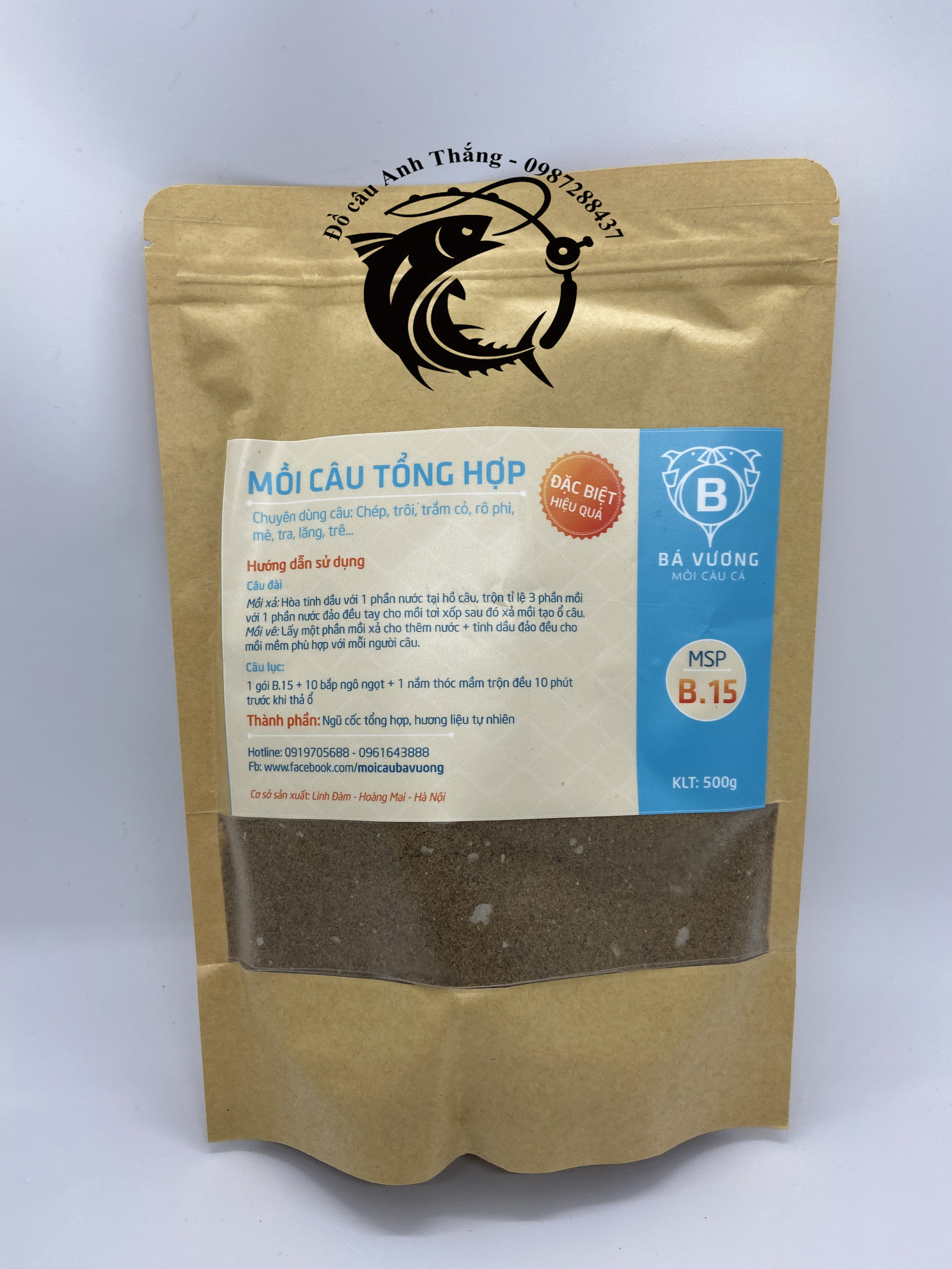Mồi câu tổng hợp Bá Vương B15