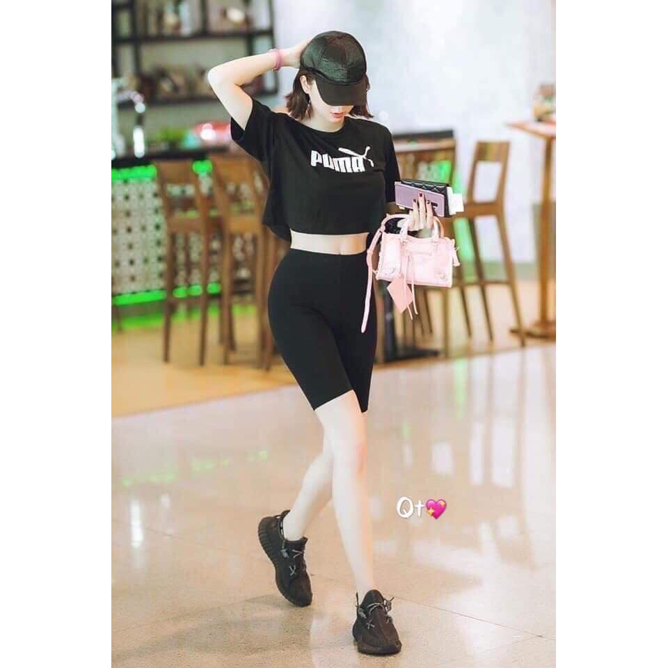 Quần Legging Lửng Nữ 🦋 Quần Tập Gym Lửng So Hot 🦋