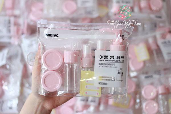 Bộ chiết mỹ phẩm du lịch 5 món tiện lợi