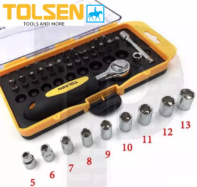[HCM]Bộ Dụng Cụ 38 Đầu Vít Tuýp TOLSEN 20035