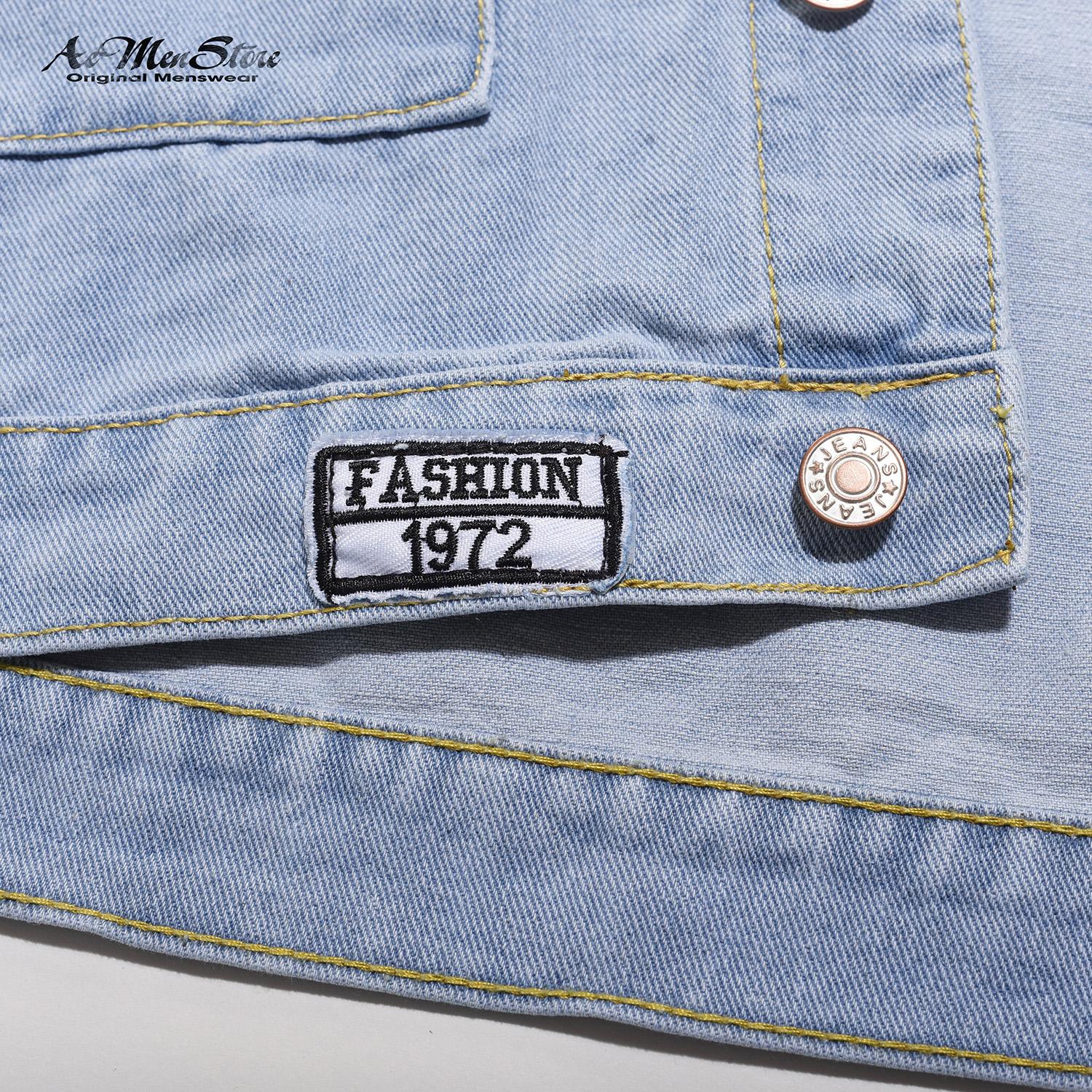 ROUTINE áo denim jacket phong cách mới lạ