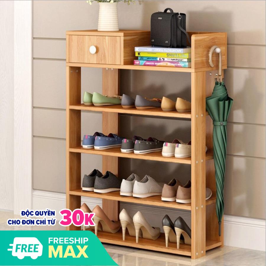 Kệ để giày dép 5 tầng bằng gỗ MDF