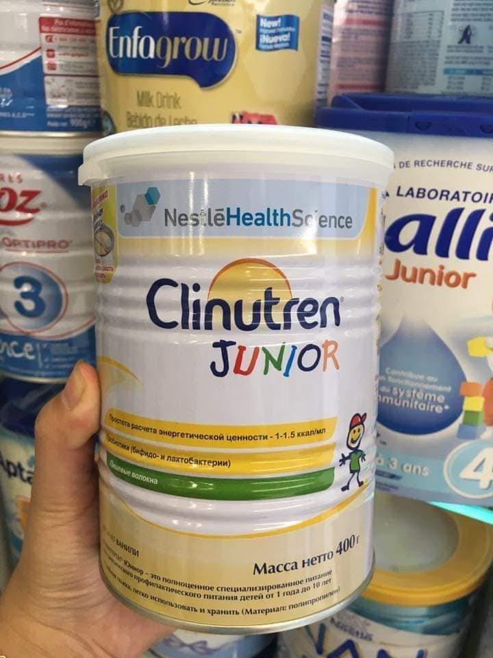 Sữa béo Clinutren Junior Nga 400gr