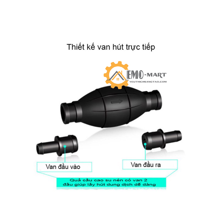 [FreeshipMAX] Dụng cụ hút xăng dầu chất lỏng bóp tay V2