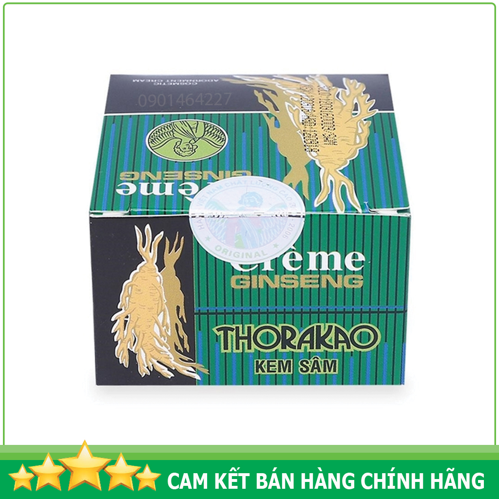 Kem Sâm dưỡng trắng, ngừa mụn 7g Thorakao