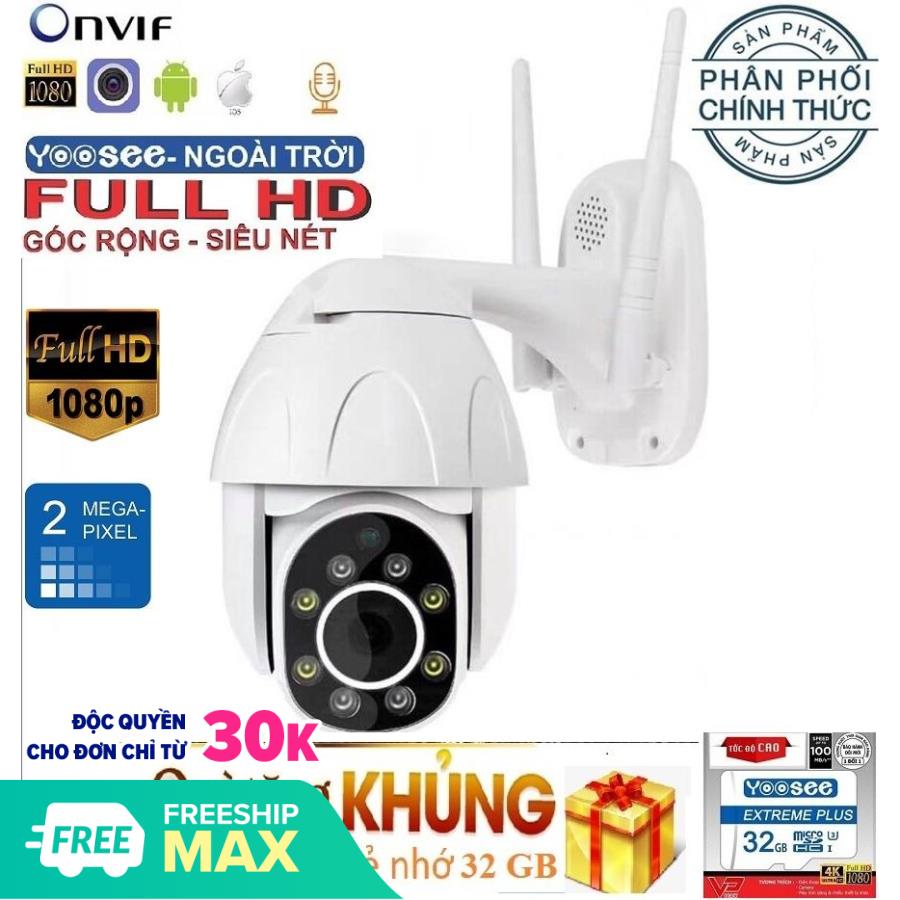 >> BÁO GIÁ (BẢO HÀNH 24 THÁNG, SALE 50%)CAMERA WIFI YOOSEE 2.0MP FULLHD 1920 X 1080,CAMERA WIFI KHÔNG DÂY HỖ TRỢ GHI ÂM, | Shopee Lazada Sendo Tiki mới nhất 90 (Tặng thẻ nhớ Chuẩn CTY 32GB)Camera Ngoài Trời-Trong nhà YooSee PTZ độ phân giải 2.0Mpx FullHD 1920 X 1080PCamera WIFI KHÔNG DÂY XEM ĐÊM CÓ MÀU xoay 360 độ đàm thoại 2 chiều chống nước lưu trữ video