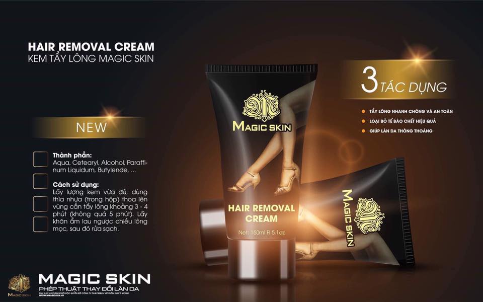 KEM TẨY LÔNG MAGIC SKIN