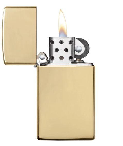 Zippo 1654B - Zippo Slim High Polish Brass