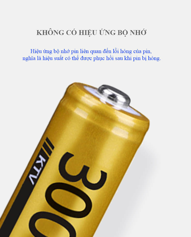 [Hộp 4 viên] Pin sạc AA 3000mAh Doublepow - chuyên dùng Micro, KTV- (màu vàng)
