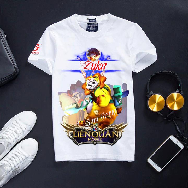 Áo Liên Quân Mobile Cổ Tròn Màu Trắng - Zuka thú bông