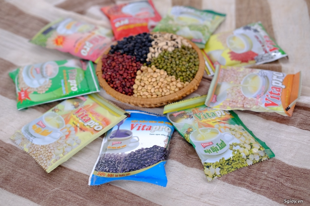 BỘT ĐẬU ĐEN MÈ ĐEN VITAPRO 400G - KHÔNG ĐƯỜNG
