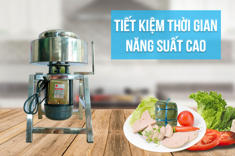 Máy Xay Giò Chả Mini 2 kg, Xay Giò Chả, Cá NEWSUN - Hàng Chính Hãng-Qùa Tặng Phụ Kiện