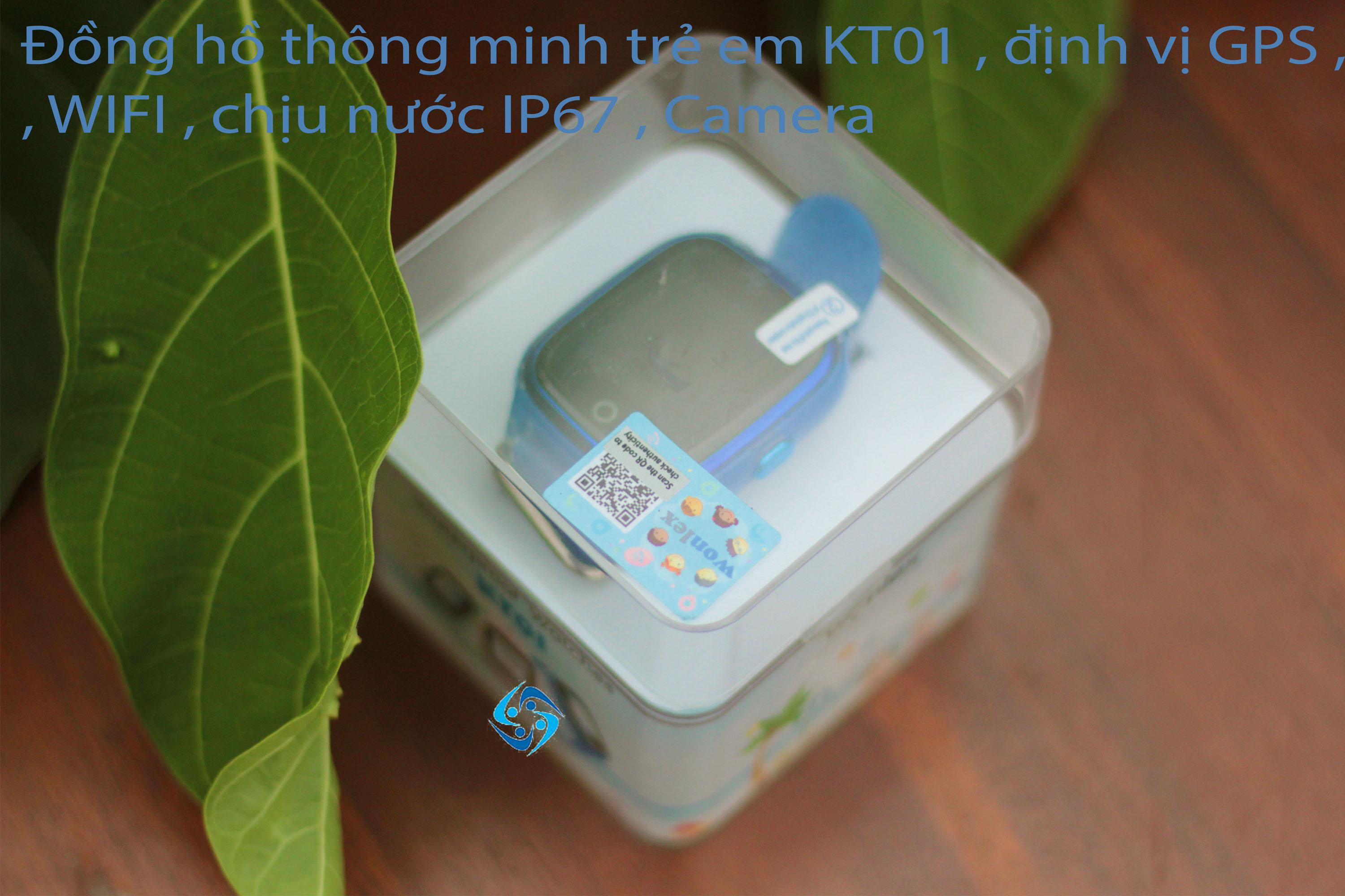 Đồng hồ thông minh Wonlex KT01 , camera , chịu nước IS67