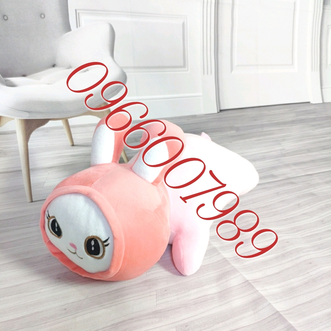 Gấu Bông Thỏ Nằm Dễ Thương Size 40cm