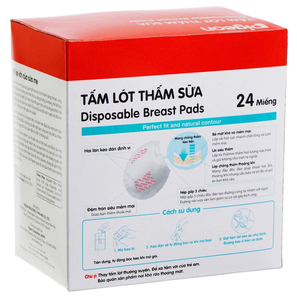 Hộp 24 miếng lót thấm sữa pigeon
