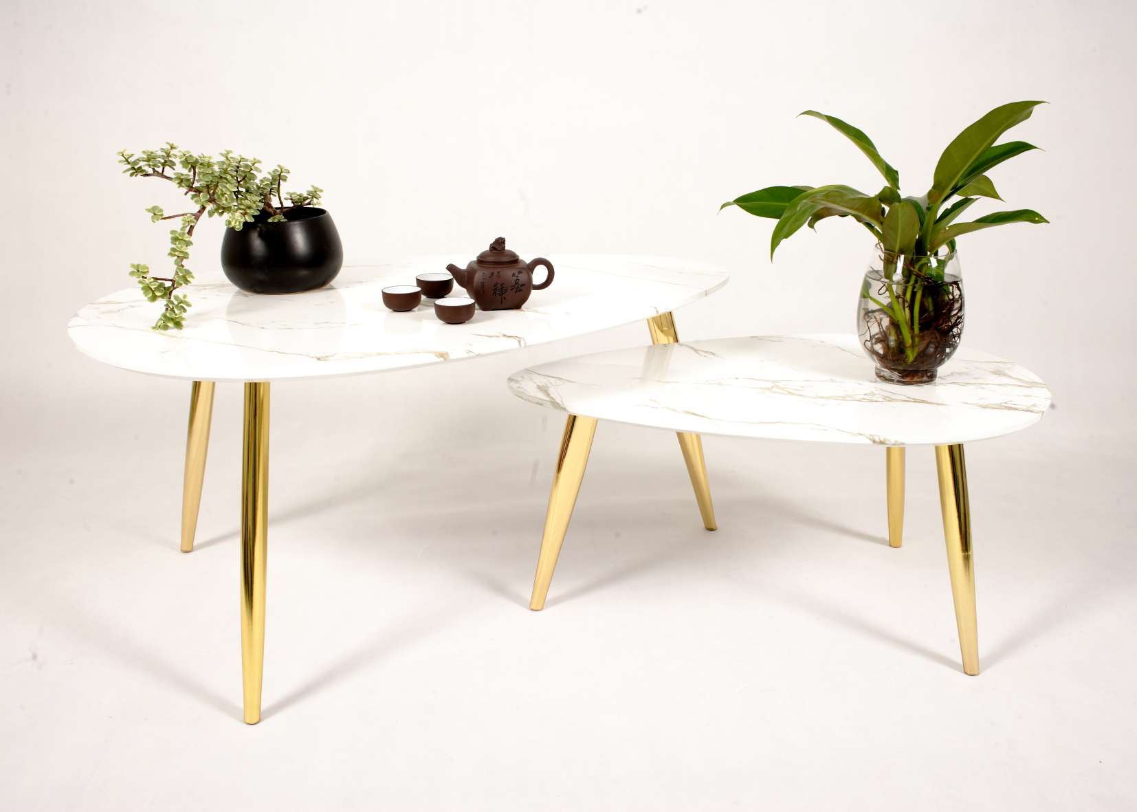 Chân bàn Louis 30cm Gold - Silver
