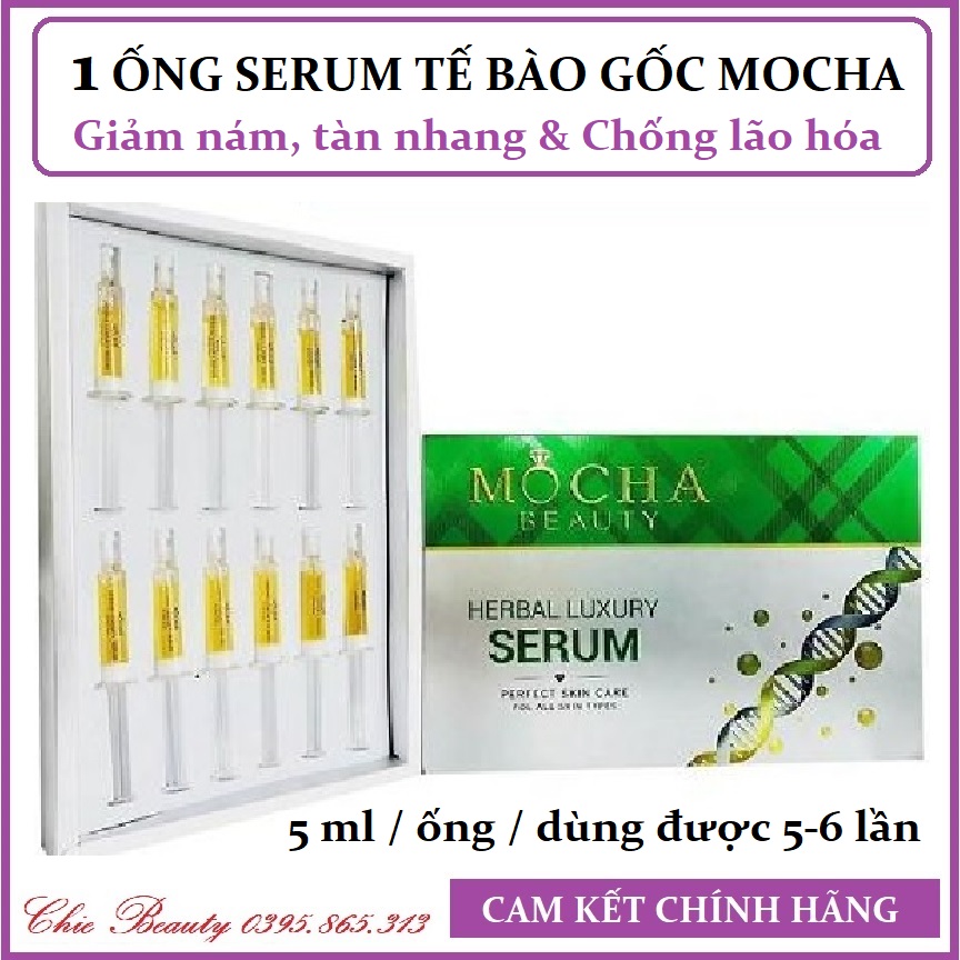 1 ỐNG SERUM TẾ BÀO GỐC MOCHA - Hàng chính hãng