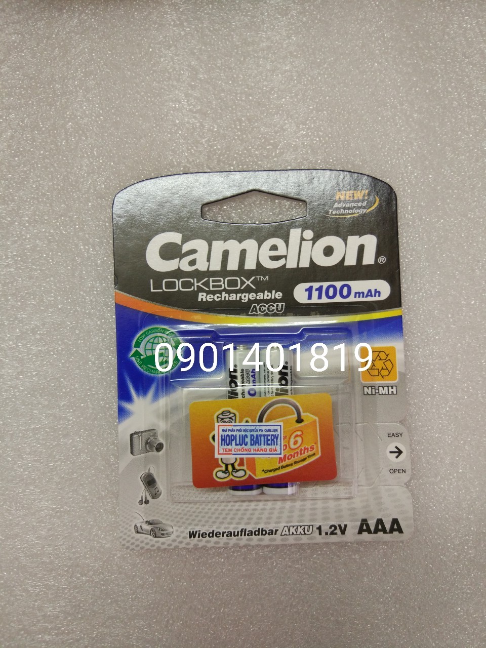 Pin Sạc Camelion AAA ( hàng chính hãng 100%)