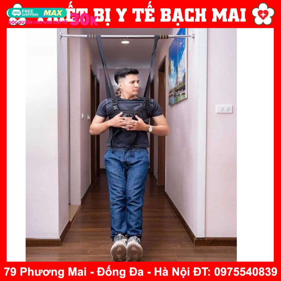 Đai Treo Xà Đơn Kéo Giãn Cột Sống Lưng Cho Người Thoát Vị, Thoái Hóa Đau Lưng