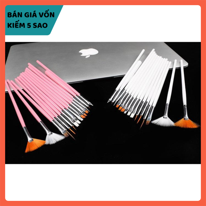 Cọ vẽ móng - Bộ cọ 15 cây vẽ móng, dụng cụ cọ vẽ móng tay, móng chân tiện lợi - Dụng cụ làm móng - Bộ cọ vẽ móng tay nghệ thuật