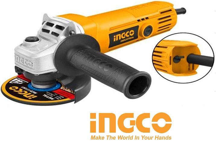 Máy mài góc máy cắt cằm tay 710W 100mm Angle Grinder INGCO AG7106-2