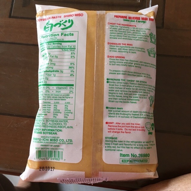 Tương Nhật SHIRO MISO trắng 1kg
