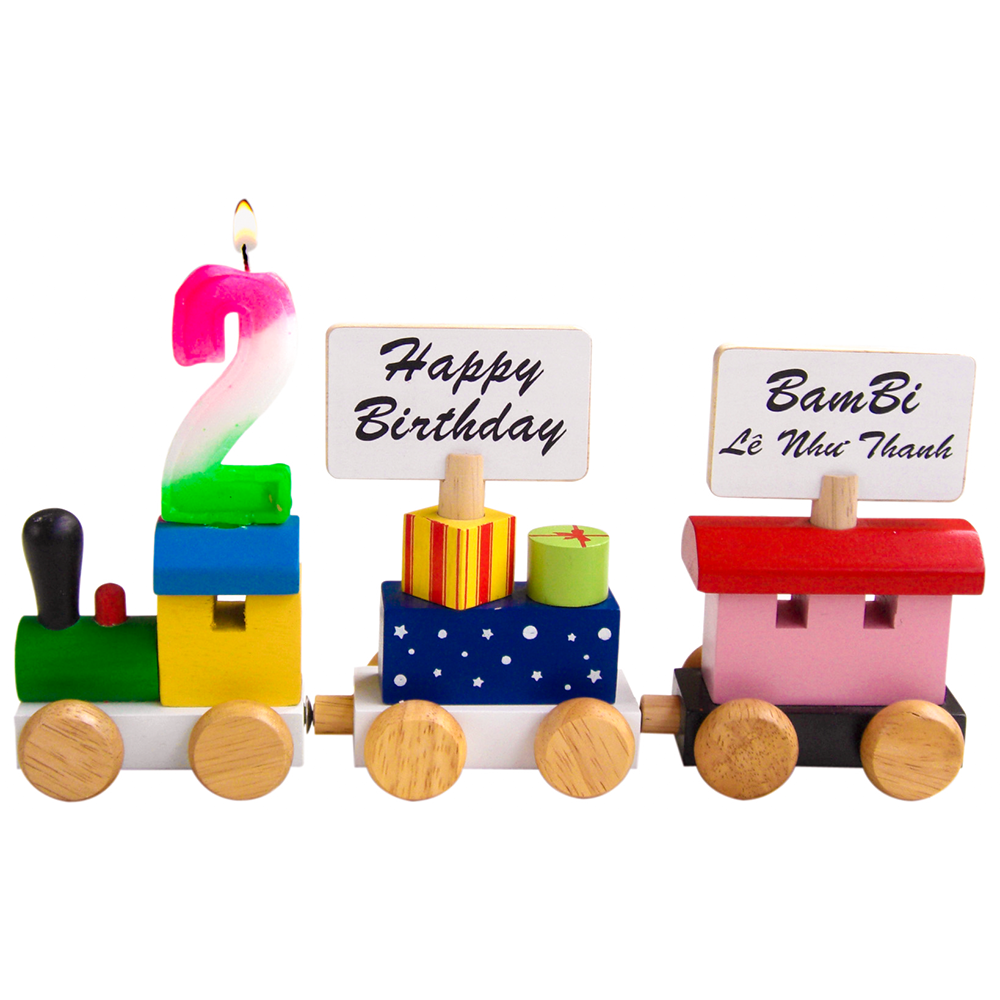 Đồ chơi gỗ Xe lửa đèn cầy Winwintoys - 63282