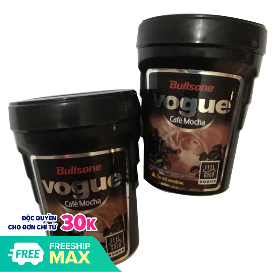 Cặp 2 hộp Sáp thơm Cafe Hàn quốc Bullsone Vogue dạng cốc để trên xe hơi