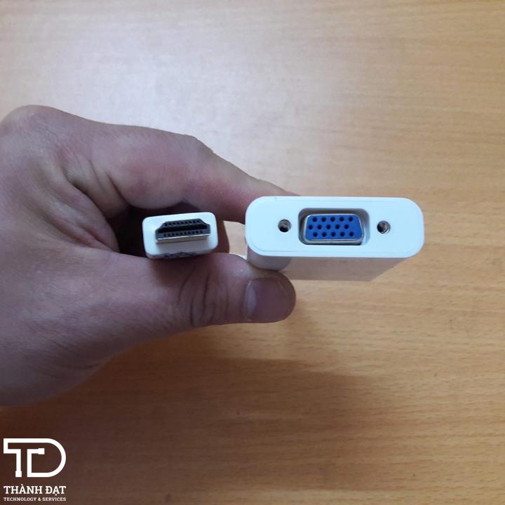 Cáp chuyển đổi HDMI sang VGA có audio (hdmi to vga audio)