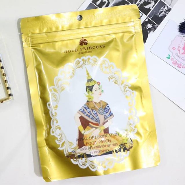 Combo 10 miếng dán thải độc chân Lanna Foot Patch Thái Lan