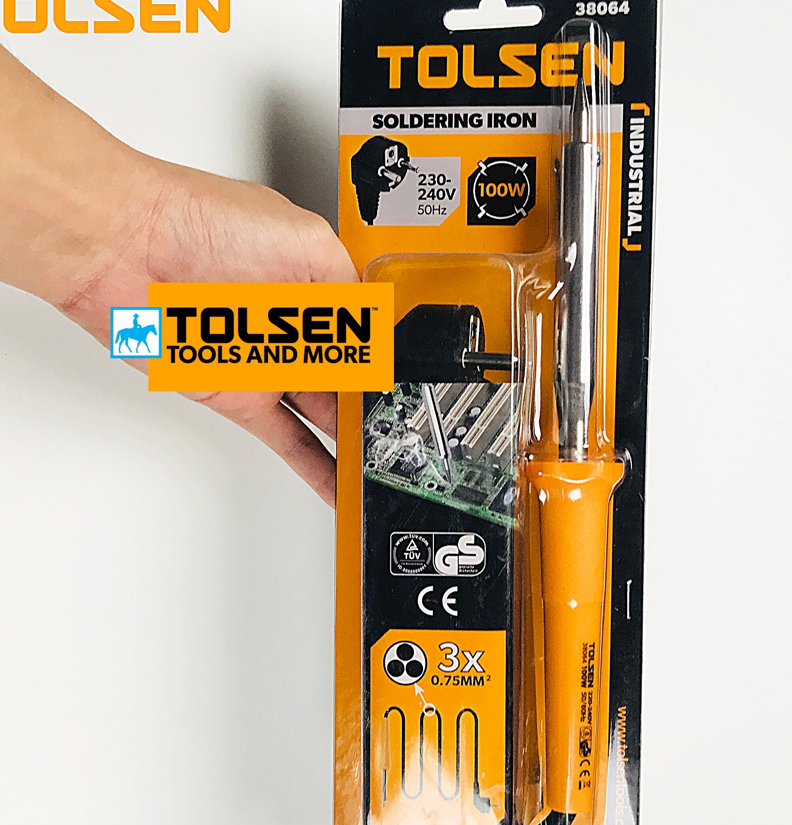 Mỏ Hàn Chì 100W Soldering Iron TOLSEN 38064