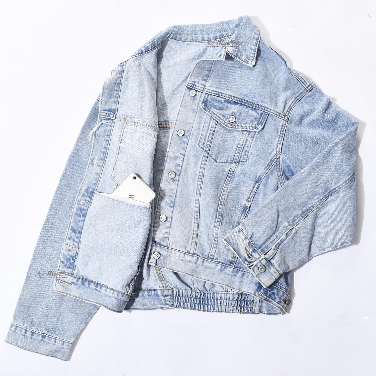 ROUTINE Áo khoác jean nam Routine Jacket chất đẹp