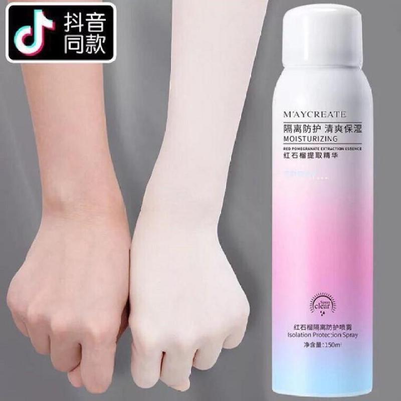 Xịt chống nắng trắng da Maycreate 150ml