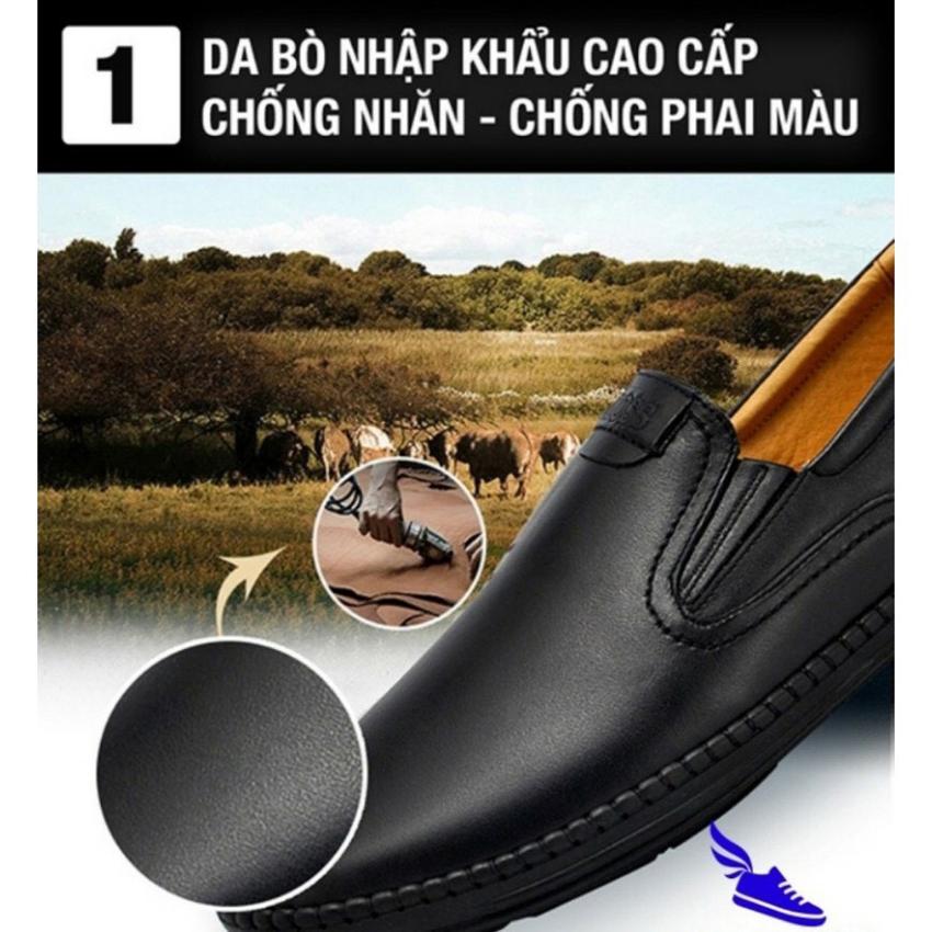 [sale 50%] Giày lười nam , giày lười nam cao cấp da thật size chuẩn