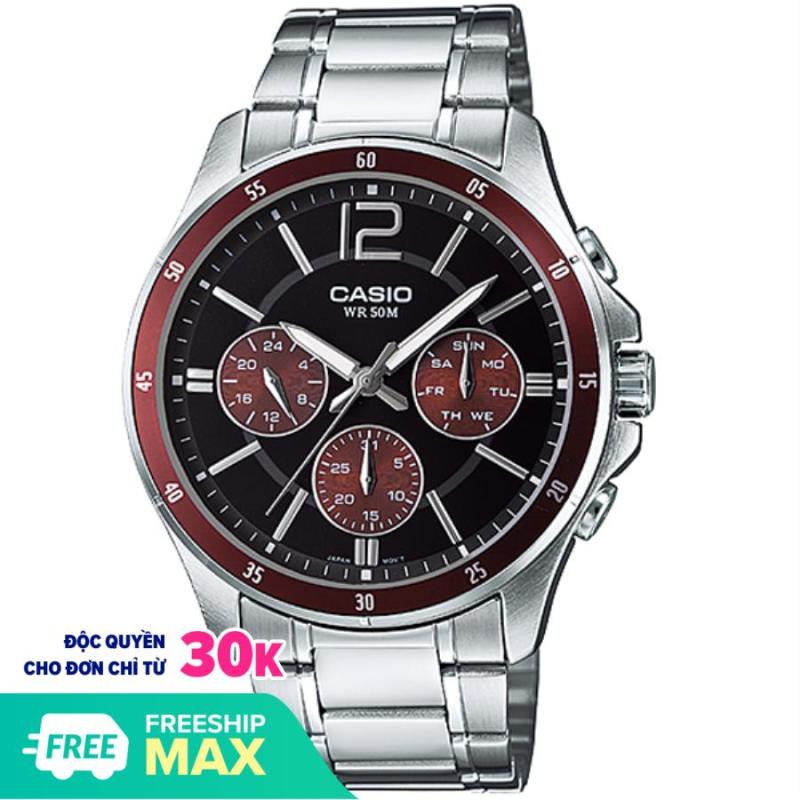 Đồng hồ nam Casio  MTP-1374D-5AVDF Dây kim loại nam tính