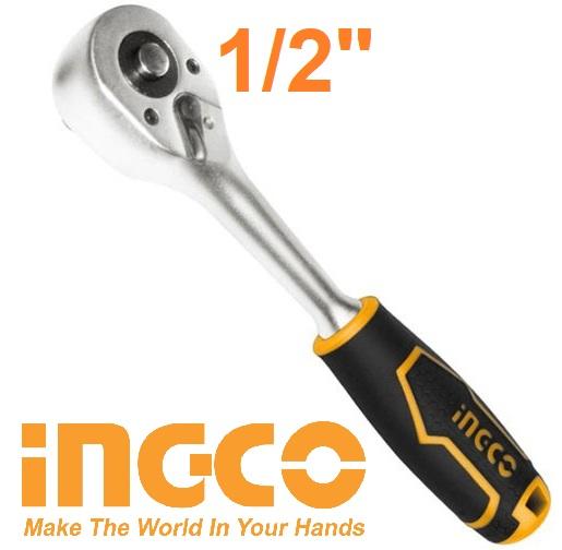 Cần siết lực 2 chiều 72 răng 260mm CRV Ratchet Wrench INGCO HRTH8412