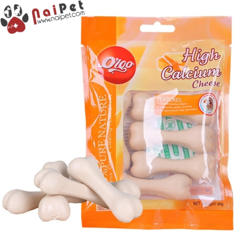 Đồ Ăn Vặt Xương Gặm Sạch Răng Orgo 90g