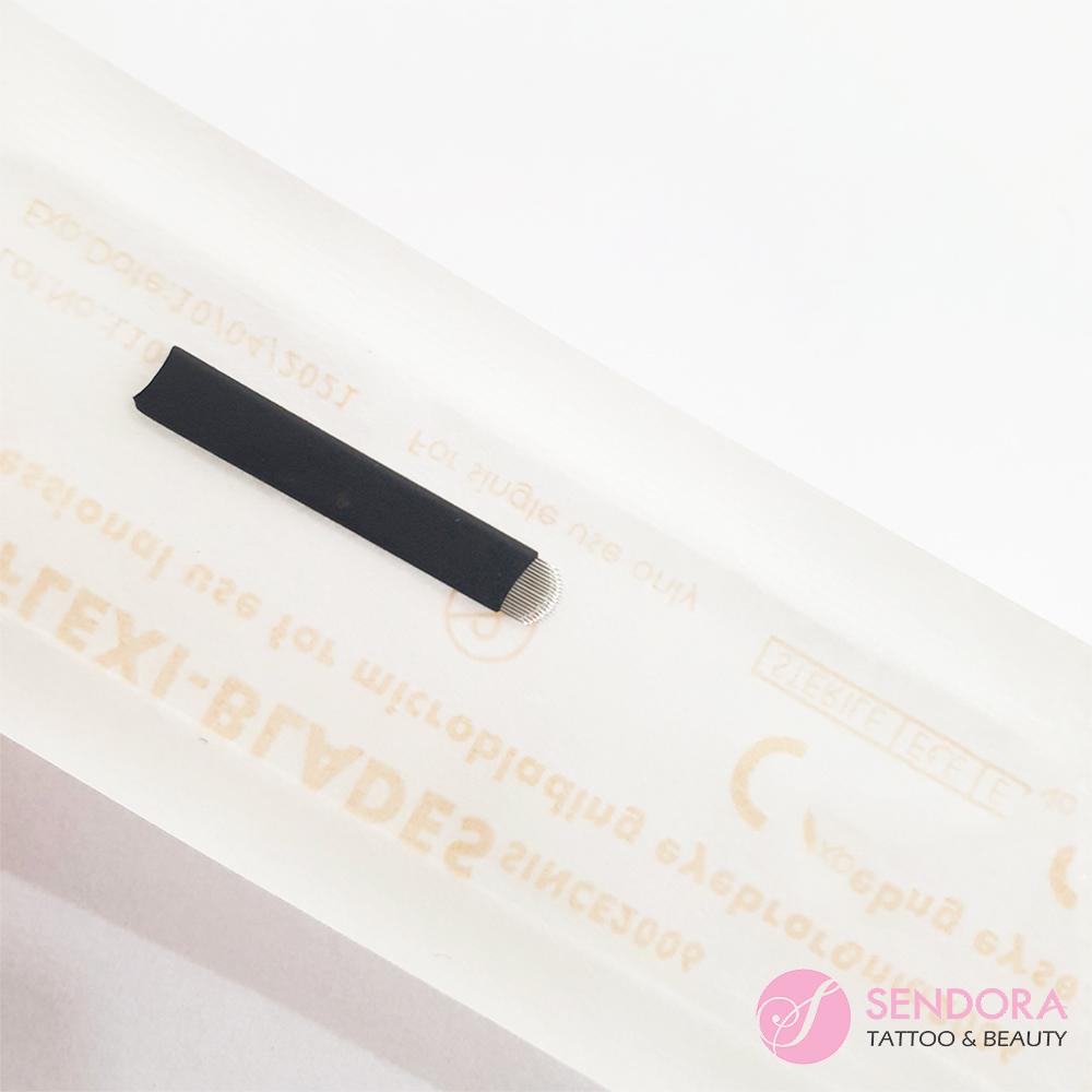 Lưỡi khắc chân mày cao cấp Flexi dạng tròn U18 0.18mm - 1 lưỡi