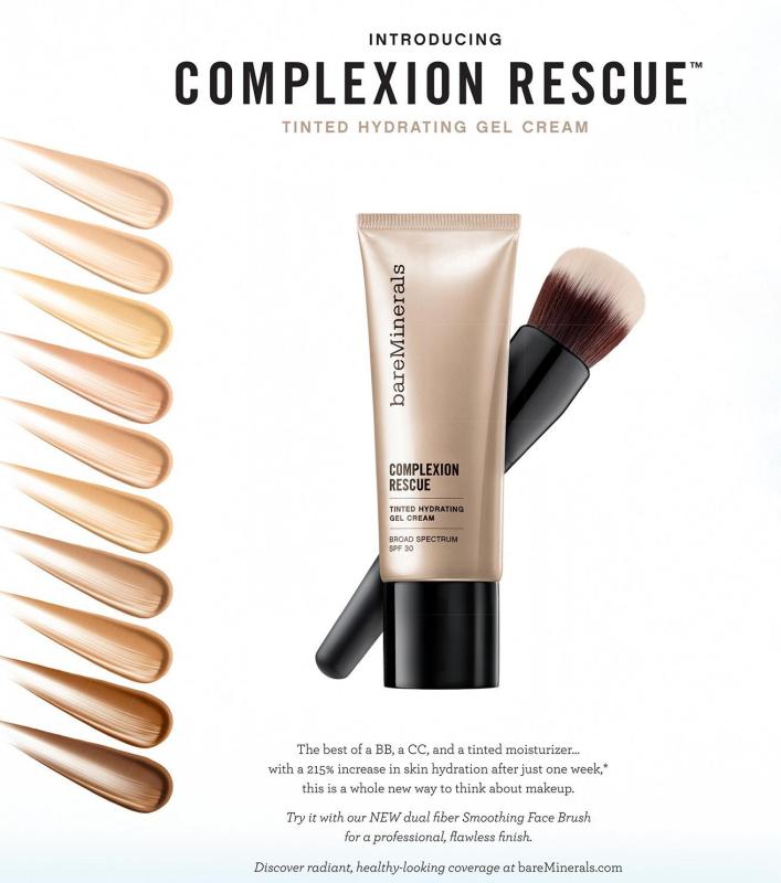 Kem nền cung cấp nước BareMinerals Complexion Rescue Tinted Hydrating Gel Cream Broad Spectrum SPF 30 cao cấp