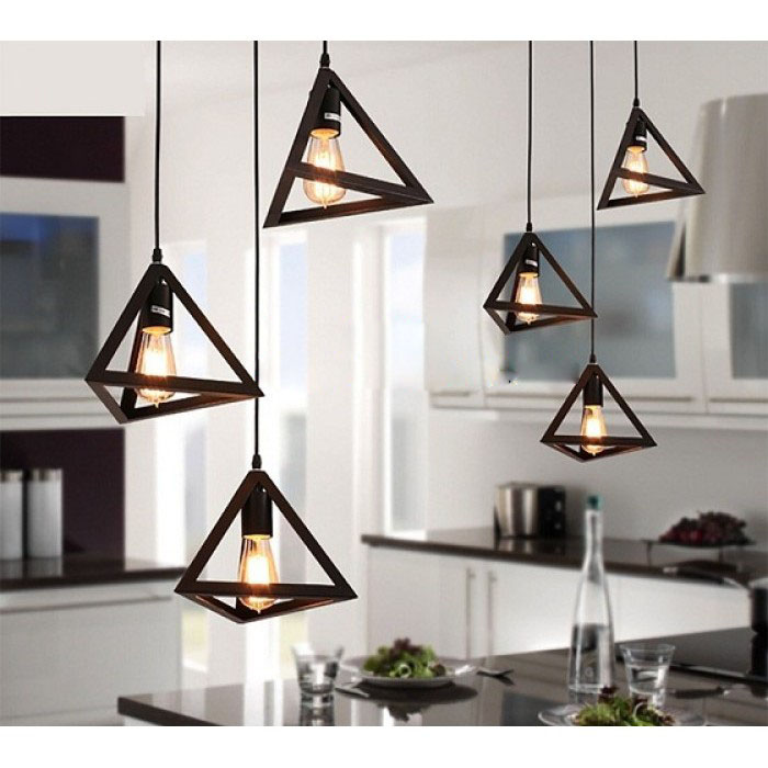 [HCM]Đèn thả: Bóng Led lồng kim tự tháp trang trí kiểu dáng đa dạng hay những dây thả tiện ích độ dài tùy ý thay đổi.