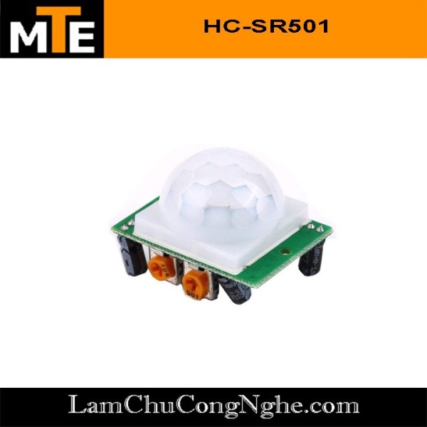 Mạch cảm biến thân nhiệt chuyển động Pir HC SR501 - Module arduino