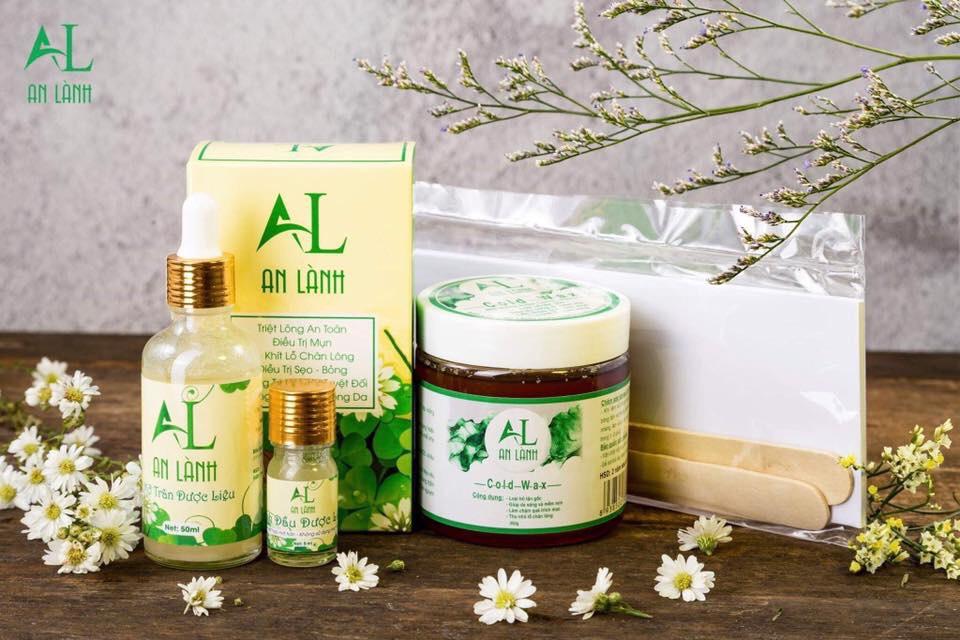 Combo triệt lông từ wax lông và mỡ trăn An Lành (tặng kèm giấy)