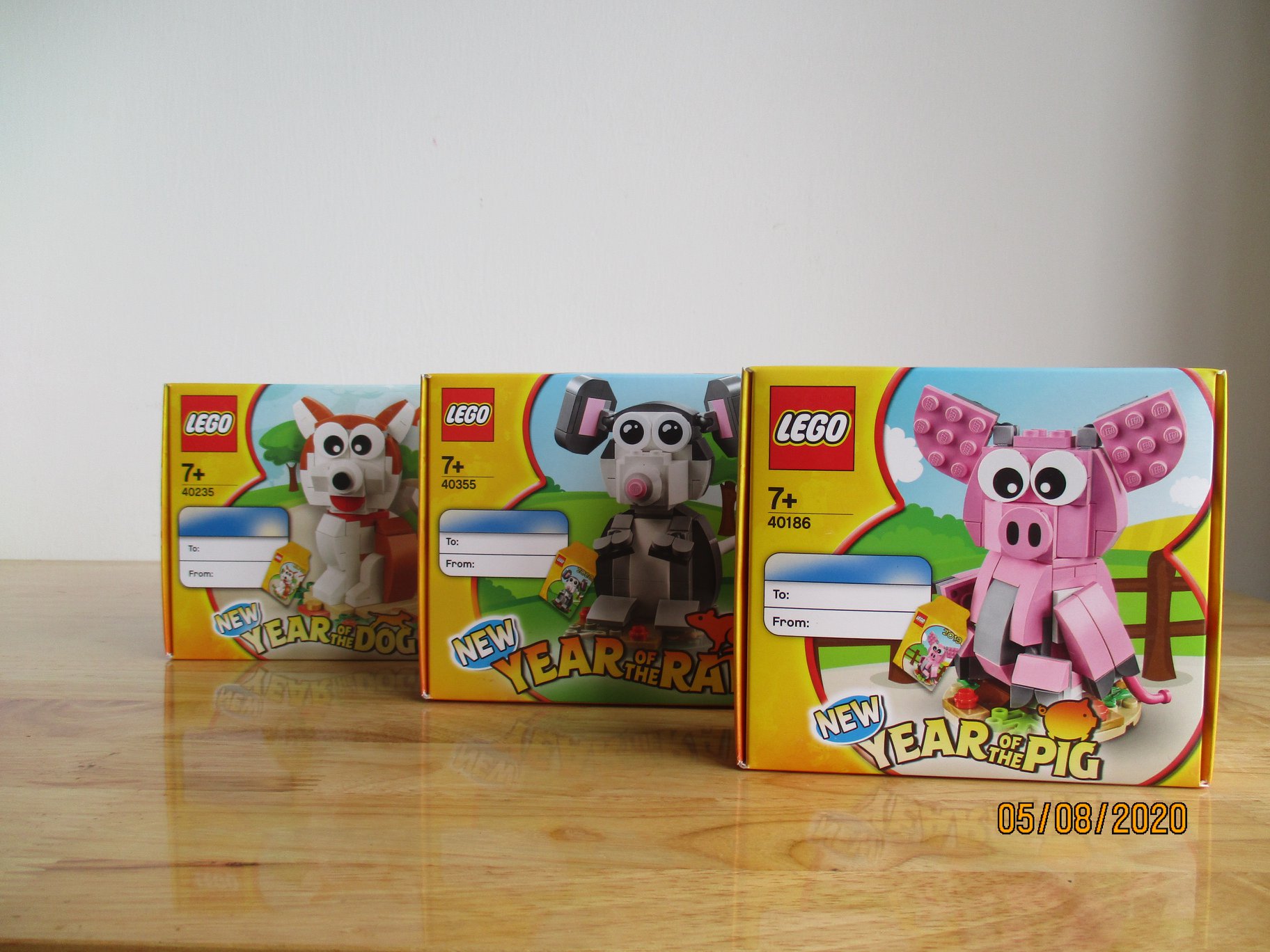 LEGO Tết 40235, 40186, 40355 - Cún Con Mậu Tuất, Heo Kỷ Hợi, Chuột Canh Tý [BrickVN]