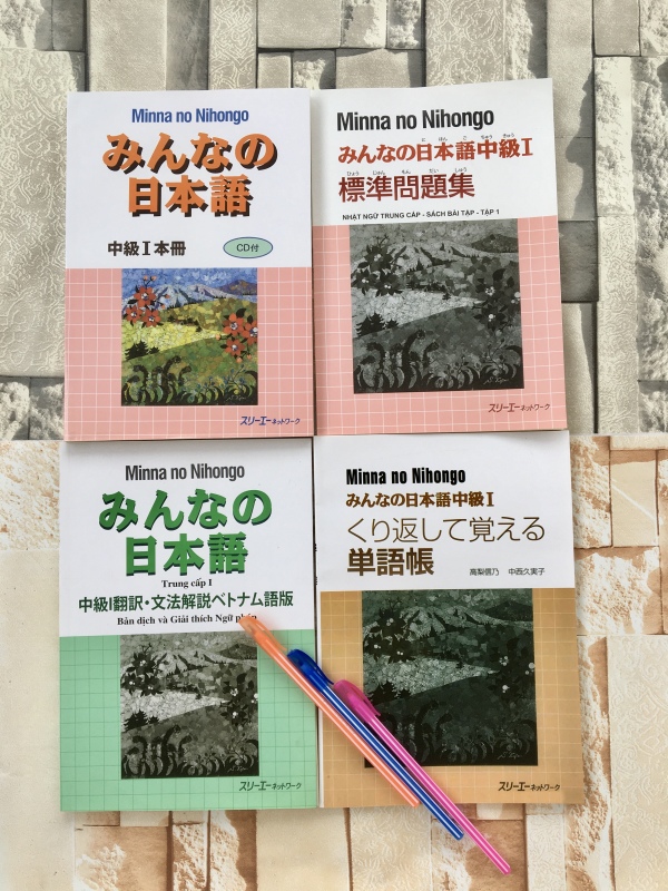4 Quyển Minna no Nihongo Chukyu N3 (Trung cấp 1)